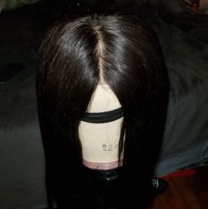 Black straight 100% Human Hair Wig
